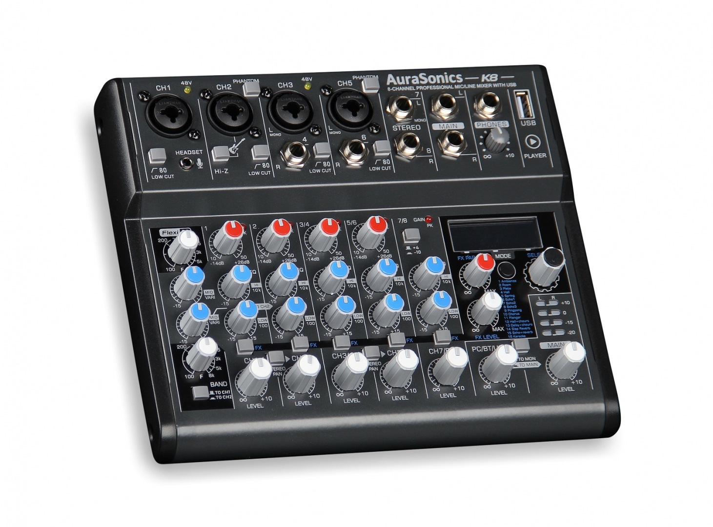 AuraSonics K8 компактный микшерный пульт в Ярославской области