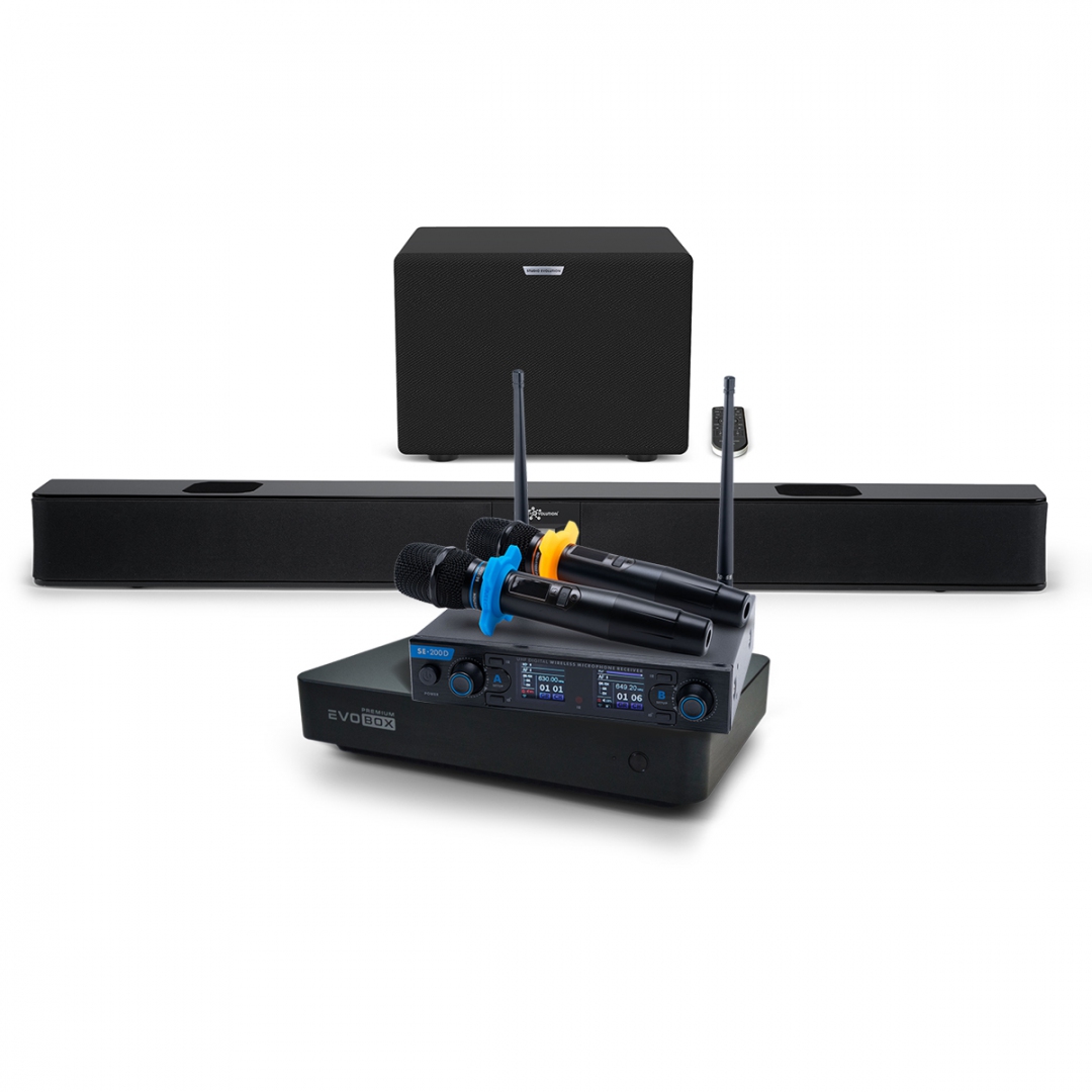 Hi-End караоке-система EVOBOX Premium + EvoSoundBar (саундбар с караоке) в Ярославской области