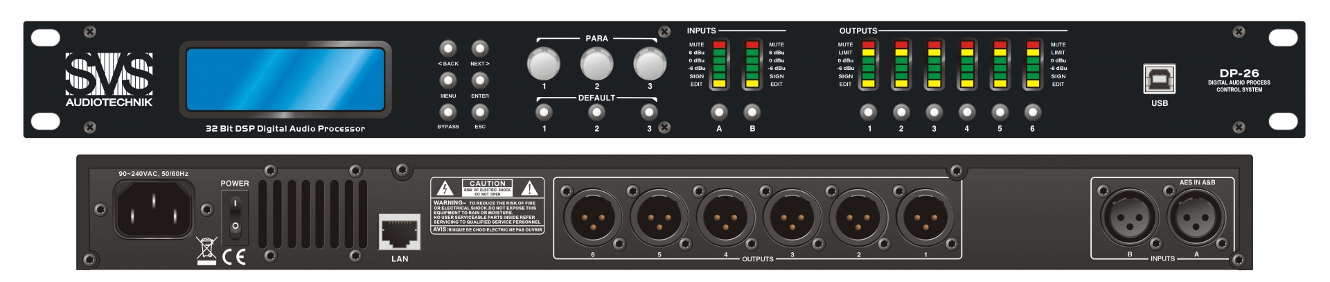 SVS Audiotechnik DP-26 Цифровой процессор: 2 входа 6 выходов в Ярославской области