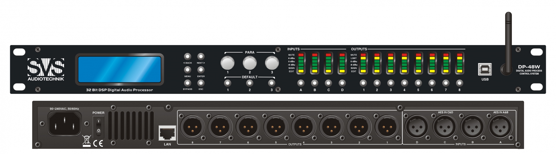 SVS Audiotechnik DP-48W Цифровой процессор: 4 входа 8 выходов в Ярославской области