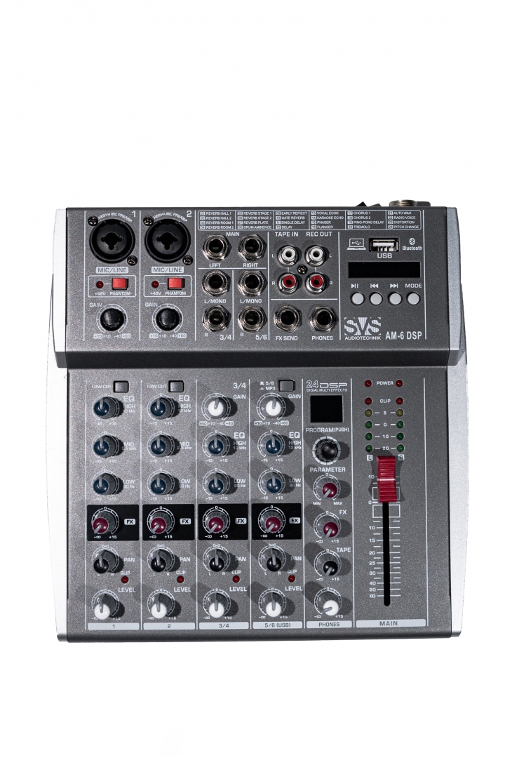 SVS Audiotechnik mixers AM-6 DSP Микшерный пульт аналоговый, 6-канальный SVS Audiotechnik mixers в Ярославской области