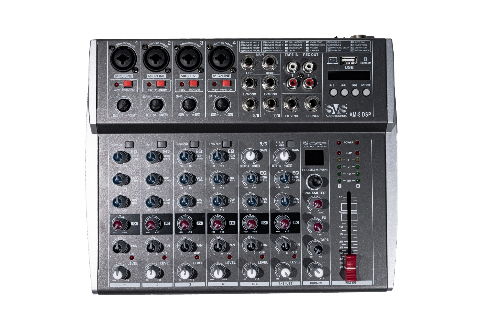 SVS Audiotechnik mixers AM-8 DSP Микшерный пульт аналоговый, 8-канальный в Ярославской области